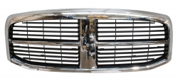 Parrilla Dodge Pu Ram 2006-2007-2008 Cromada/ Negro
