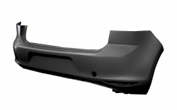 Facia Trasera C/Hoyo P/Micas Reflejante S/Spoiler Inf Volkswagen Golf A7 2014 2017