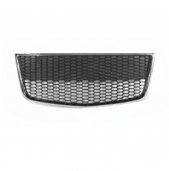 Parrilla Negra Inf C/Filo Cromado Chevrolet Aveo 2012 2016