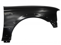 Salpicadera Der C/Hoyo P/Moldura (Color/Negro) Ford Ranger 2005 2009