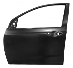 Puerta Del Izq S/Hoyo P/Moldura (Sedan/H-Back) (Color/Negro) Hyundai Grand I-10 2015 2020
