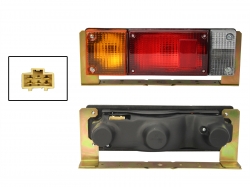 Calavera Izq C/Ars Estaca C/Base Metal (D-22 08-15/D-23 16-24) Blanco/Rojo/Ambar Nissan D-21 1994 2007