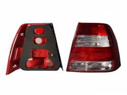 Calavera Der S/Arnes Doble Blanca (Blanco/Rojo/Blanco) Volkswagen Jetta A4 2004 2007