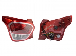 Calavera Izq C/Arnes 4Ptas (Rojo/Blanco) Hyundai Grand I-10 Sedan 2015 2017