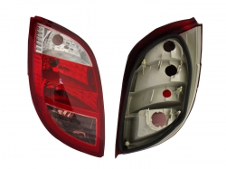 Calavera Izq S/Arnes (Blanco/Rojo/Rosa) Ford Ka 2002 2008