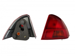 Calavera Der Ext S/Arnes 4Ptas (Todo Rojo) Honda Civic Sedan 2001 2002