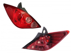 Calavera Izq S/Arnes 5Ptas (Rojo/Rosa/Rosa) Nissan Tiida H-Back 2008 2014