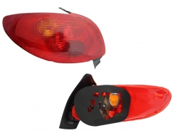 Calavera Izq S/Arnes C/Base (Todo Rojo) Peugeot Pg-206 2004 2009