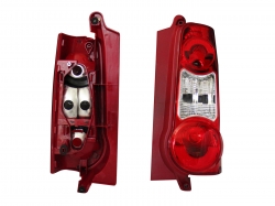 Calavera Der S/Arnes Clara 4Ptas (Rojo/Blanco/Rojo) Peugeot Partner Maxi 2013 2015