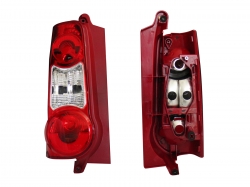 Calavera Izq S/Arnes Clara 4Ptas (Rojo/Blanco/Rojo) Peugeot Partner Maxi 2013 2015