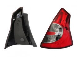 Calavera Der S/Arnes Oscura (Rojo/Humo) Renault Sandero-Stepway 2010 2011