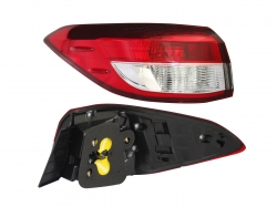 Calavera Izq Ext C/Arnes S/Led 4Ptas (Rojo/Blanco) Toyota Yaris Sedan 2018 2022