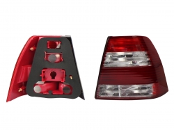Calavera Der S/Arnes Doble Blanca (Blanco/Rojo/Blanco) Volkswagen Jetta A4 2004 2007