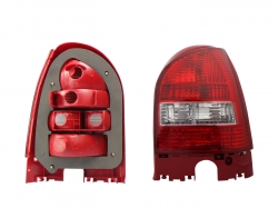 Calavera Der S/Arnes Clara 5Ptas (Rojo/Blanco) Volkswagen Pointer 2000 2005