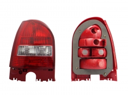 Calavera Izq S/Arnes Clara 5Ptas (Rojo/Blanco) Volkswagen Pointer 2000 2005
