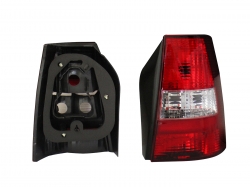Calavera Der S/Arnes Clara (Rojo/Blanco) Volkswagen Pointer Vagoneta 2004 2005