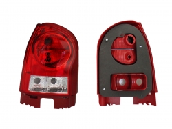 Calavera Izq S/Arnes Clara 5Ptas (Rojo/Blanco) Volkswagen Pointer 2006 2009