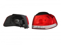 Calavera Der Ext S/Arnes Clara (Rojo/Blanco) Volkswagen Golf A6 Gti 2010 2013