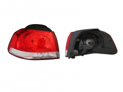 Calavera Izq Ext S/Arnes Clara (Rojo/Blanco) Volkswagen Golf A6 Gti 2010 2013