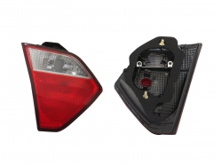 Calavera Izq Int S/Arnes Oscura 4Ptas (Humo/Rojo) Volkswagen Gol Sedan 2013 2019