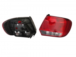 Calavera Der S/Arnes Clara 5Ptas (Rojo/Blanco) Volkswagen Gol H-Back 2013 2016