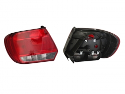 Calavera Izq S/Arnes Clara 5Ptas (Rojo/Blanco) Volkswagen Gol H-Back 2013 2016