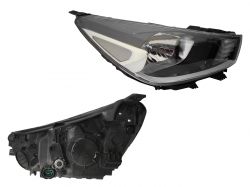 Faro Der F/Negro C/Motor S/Lupa (Sedan/H-Back) Kia Rio 2018 2023