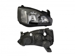 Faro Der F/Negro Cuarto Rayado (Tornado 04-11) Chevrolet Corsa 2003 2008