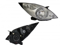 Faro Der Fondo Cromado Chevrolet Spark 2011 2012