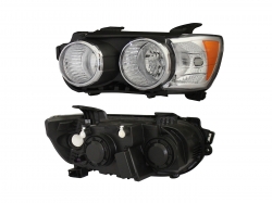 Faro Izq F/Cromado C/Mica Ambar C/Arillo Cromo 5Pin (Version Ltz) Chevrolet Sonic 2012 2016