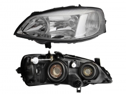 Faro Izq Fondo Cromado Chevrolet Astra 2000 2003