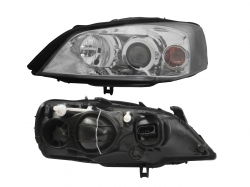 Faro Izq F/Cromado C/Lupa C/Cuarto Blanco Chevrolet Astra 2004 2006