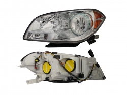 Faro Izq F/Cromado C/Mica Ambar Chevrolet Malibu 2008 2012