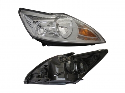 Faro Der Fondo Cromado Ford Focus 2009 2011