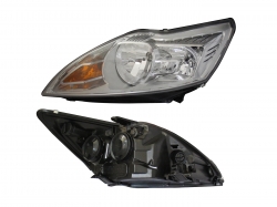 Faro Izq Fondo Cromado Ford Focus 2009 2011