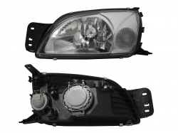 Faro Izq F/Cromado C/Cuarto Blanco C/Base (Fiesta/Courier 01-10) Ford Fiesta Ikon 2001 2007