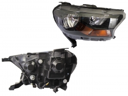 Faro Der F/Negro S/Motor C/Mica Ambar (Foco H7-Hb3) (Version Xl) Ford Ranger 2017 2022