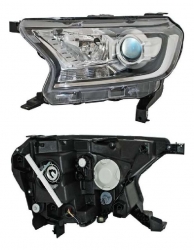 Faro Izq F/Cromado C/Motor C/Lupa C/Mica Blanco (Version Xlt) Ford Ranger 2017 2022