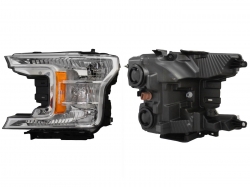 Faro Izq F/Cromado C/Mica Ambar Ford F-150 2018 2020
