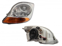 Faro Izq F/Cromado C/Cuarto Ambar Chevrolet Matiz G2 2006 2015