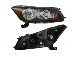 Faro Der F/Negro C/Mica Cuarto Ambar 4Ptas Honda Accord Sedan 2008 2012