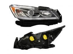 Faro Der F/Cromado C/Lupa C/Mica Ambar 4Ptas Honda Accord Sedan 2016 2017