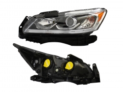 Faro Izq F/Cromado C/Lupa C/Mica Ambar 4Ptas Honda Accord Sedan 2016 2017