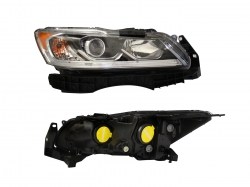 Faro Der F/Cromado C/Lupa C/Drl C/Mica Ambar 4Ptas Honda Accord Sedan 2016 2017