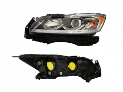 Faro Izq F/Cromado C/Lupa C/Drl C/Mica Ambar 4Ptas Honda Accord Sedan 2016 2017