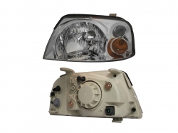 Faro Izq F/Cromado C/Cuarto Ambar Chrysler / Dodge Atos 2005 2012