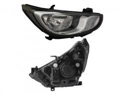 Faro Der F/Cromado S/Motor (5Pines) Chrysler / Dodge Attitude 2012 2014