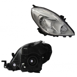 Faro Der Fondo Cromado Nissan Versa 2012 2014