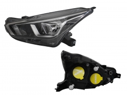 Faro Izq Fondo Negro Nissan Versa 2020 2024