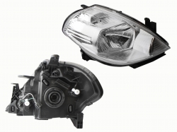 Faro Der Fondo Cromado (Sedan/H-Back) Nissan Tiida 2006 2017